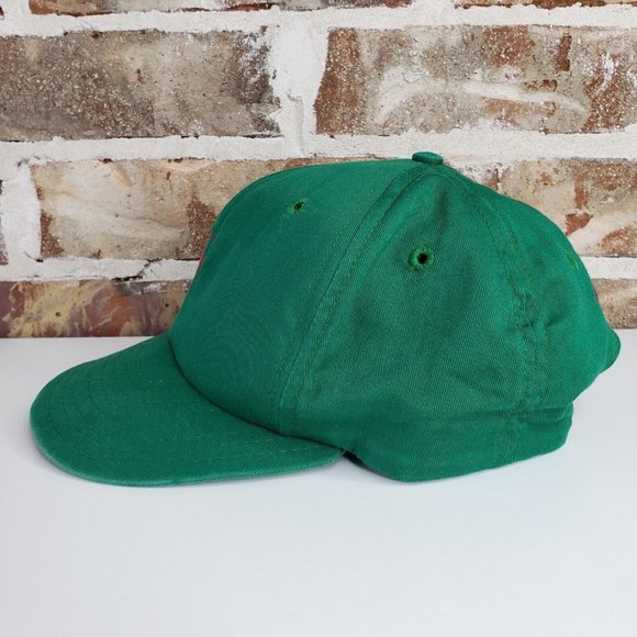Vintage 1990’s POLO Ralph Lauren RLC Made in USA Green Red Pony Sport Snapback - Picture 5 of 10